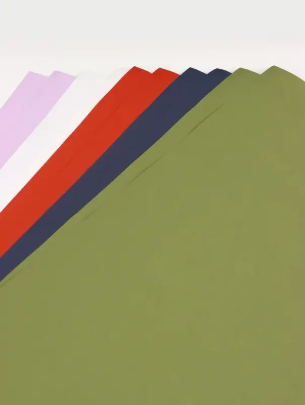 Бумага упаковочная крафт, двухсторонняя, "Микс №3", для упаковки подарков, 5 цветов, 50&times;68 см&plusmn;5%