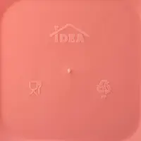 Ланч - бокс в школу IDEA &laquo;Капкейки&raquo;, 800 мл, 12.5&times;13&times;8.5 см, 2 отделения, пластик, бело-розовый