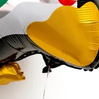 Воздушный шар фольгированный 26" &laquo;Новогодний пингвин&raquo;