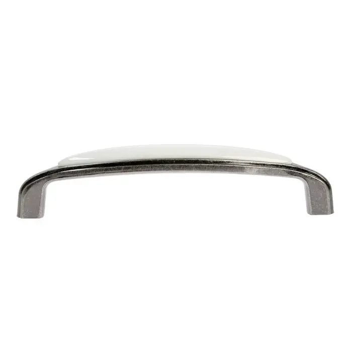 Ручка-скоба CAPPIO Ceramics, м/о 128 мм, цвет старинное серебро