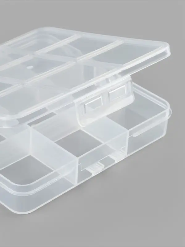 Органайзер для хранения мелочей, 9 ячеек, с подвесом, 10.2×10×1.8 см, прозрачный Органайзер для хранения мелочей, 9 ячеек, с подвесом, 10.2×10×1.8 см, прозрачный