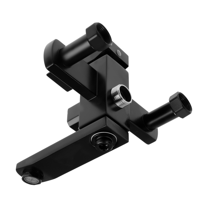 Смеситель для ванны ZEIN Z3837, однорычажный, душевой набор, черный Смеситель для ванны ZEIN Z3837, однорычажный, душевой набор, черный