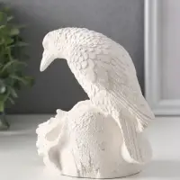 Фигура «Ворон на черепе», 12×12×8 см, гипс