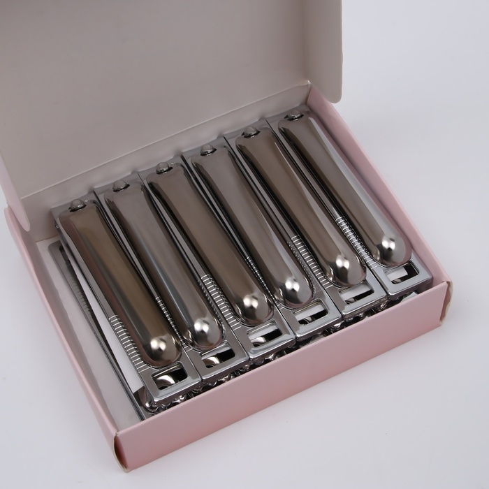 Кусачки книпсер педикюрные, с пилкой, 8 см, фасовка 12 шт, в коробке, МИКС Кусачки книпсер педикюрные, с пилкой, 8 см, фасовка 12 шт, в коробке, МИКС