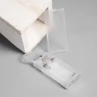 Фигура деревянная &laquo;Ёлочка белая&raquo;, 27&times;14&times;14 см, 35 LED, от батареек AAx2, свечение тёплое белое