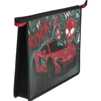 Папка для тетрадей А4 &laquo;Красное авто&raquo;, молния сверху