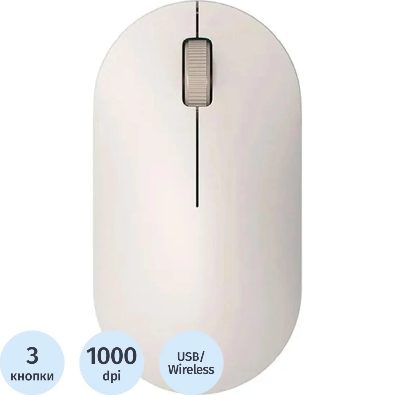 Мышь компьютерная Xiaomi Mouse Lite 2 белая GL BHR8915GL