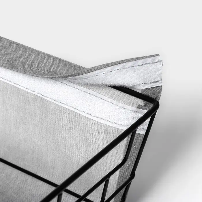 Корзина для хранения LaDom, 25×15×12 см, серая Корзина для хранения LaDom, 25×15×12 см, серая