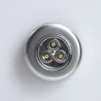 Светильник настенный светодиодный &laquo;Мастер К&raquo;, 1 Вт, 3 LED, от батареек 3&times;ААА, d=6.5 см