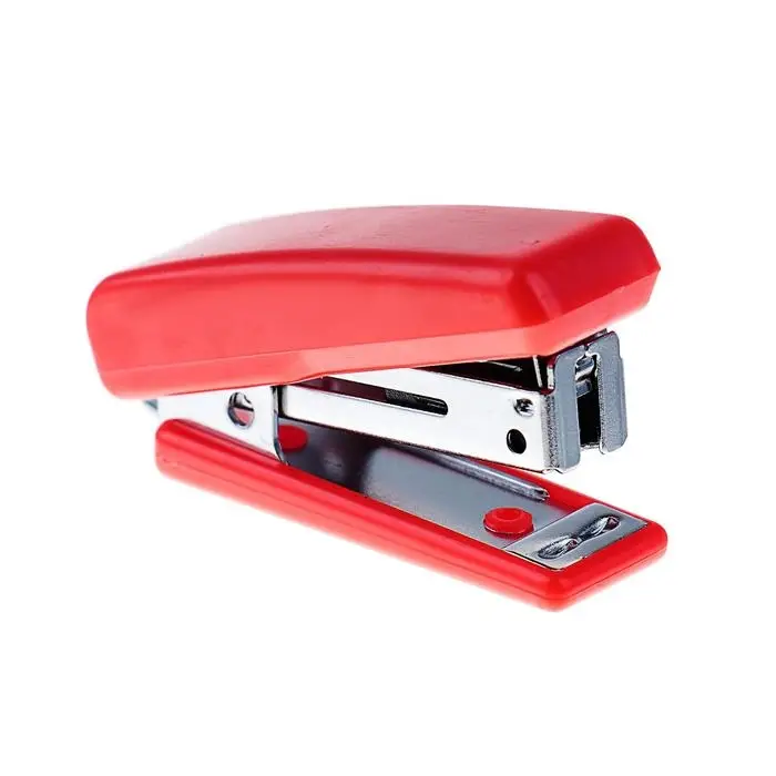 Мини - степлер канцелярский №10, Calligrata, до 7 листов, МИКС