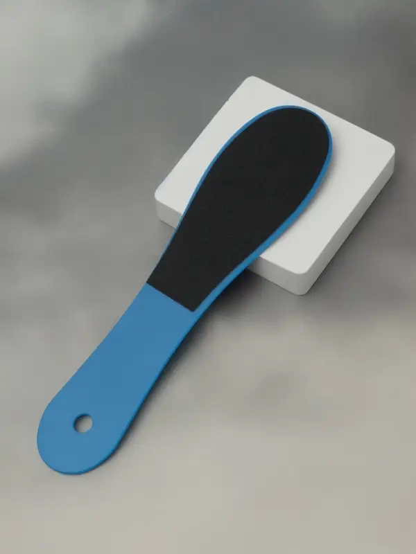 Пилка для пяток, наждачная, двусторонняя, 23.5 см, МИКС