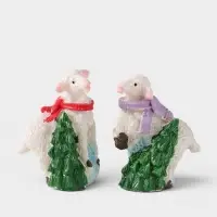 Фигурка декоративная &laquo;Новогодний барашек&raquo;, полистоун, 4.5&times;2.3&times;4.8 см, МИКС