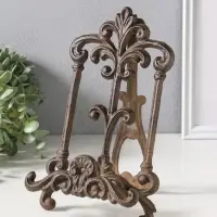 Сувенир чугун "Мольберт королевские вензели" 17х7х27 см