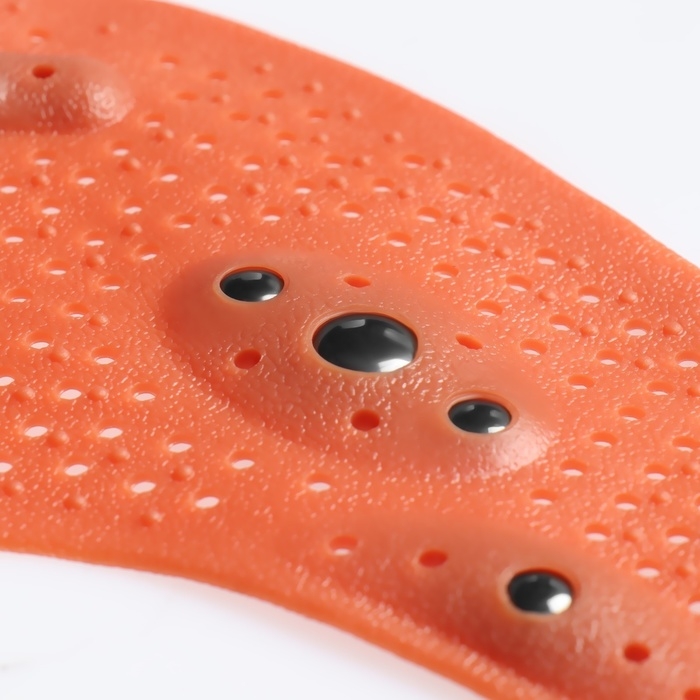 Стельки для обуви, универсальные, с магнитами, массажные, дышащие, р-р RU до 44 (р-р Пр-ля до 46), 28 см, пара, цвет коричневый Стельки для обуви, универсальные, с магнитами, массажные, дышащие, р-р RU до 44 (р-р Пр-ля до 46), 28 см, пара, цвет коричневый