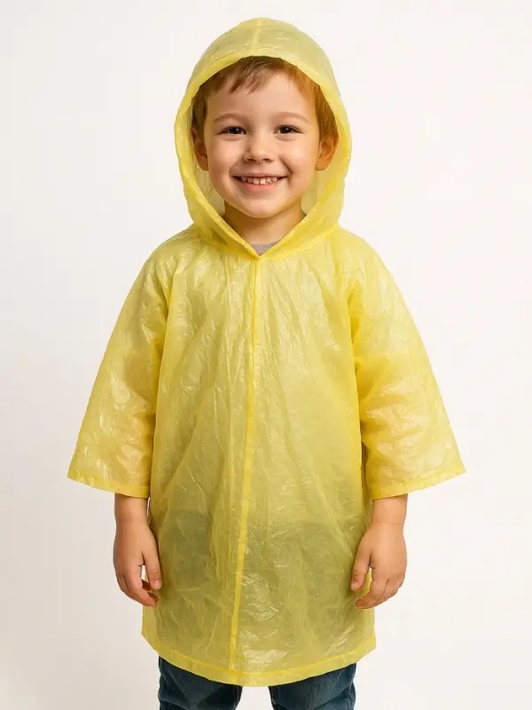 Дождевик детский «Весело гулять», жёлтый Дождевик детский «Весело гулять», жёлтый