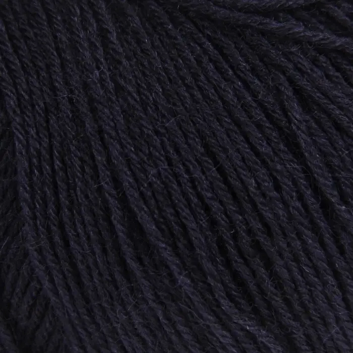 Пряжа "Детский каприз трикотажный" 50%меринос. шерсть, 50% фибра 400м/50гр (04 Т. синий)