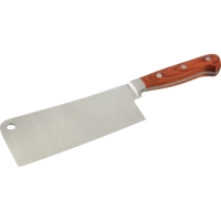 Нож рубак  лез  170 мм   толщ 2 мм  3Cr13  с деревянной ручкой