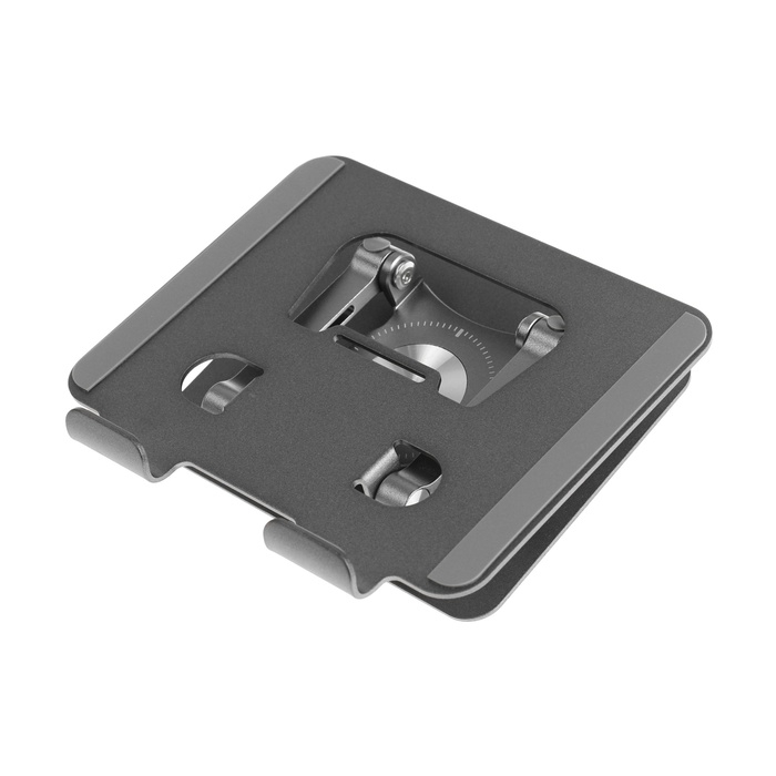 Подставка для планшета, регулируемая, складная, поворот на 360°, металл, серая Подставка для планшета, регулируемая, складная, поворот на 360°, металл, серая