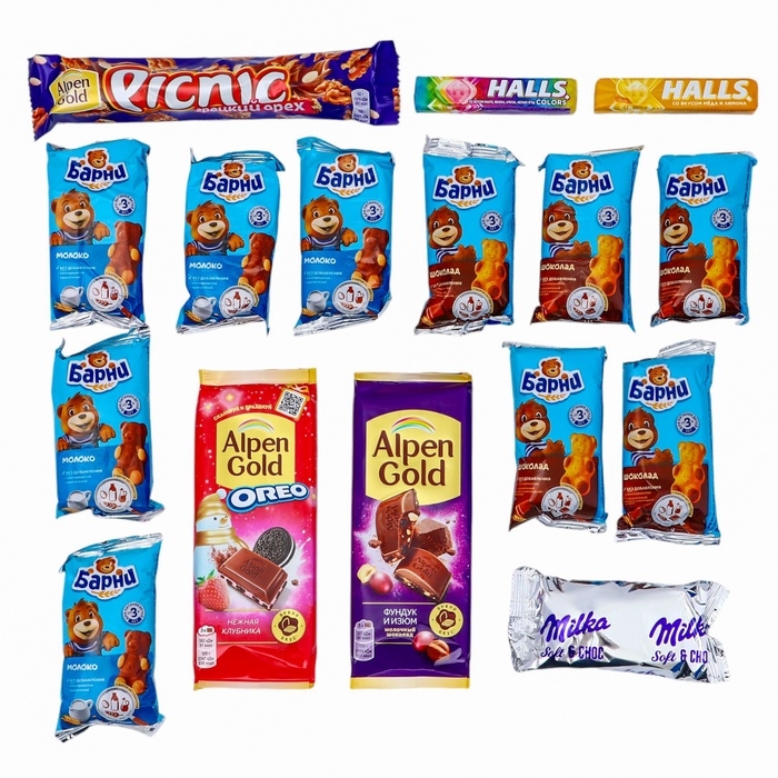 Новогодний подарочный набор, Новогодний подарочный набор, "Большой Микс", 602 г