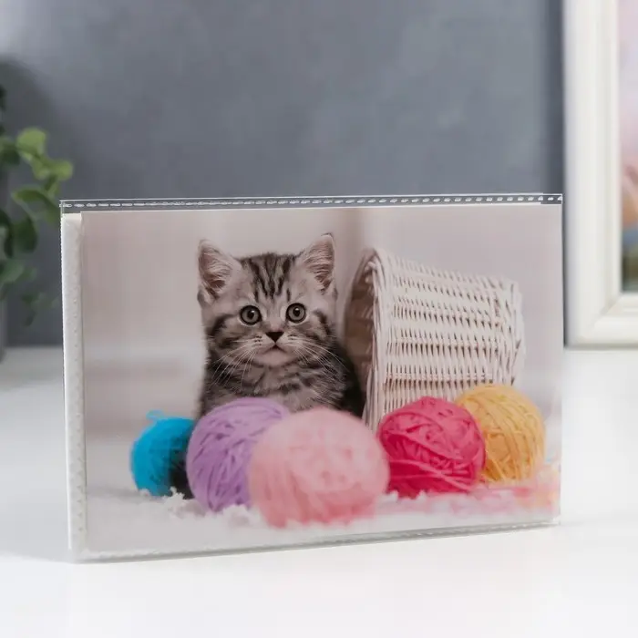 Фотоальбом 36 фото, 18 листов "Котёнок" 10х15 см