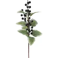 Цветы искусственные &laquo;Ветка ягодная&raquo;, h=30 см, синие