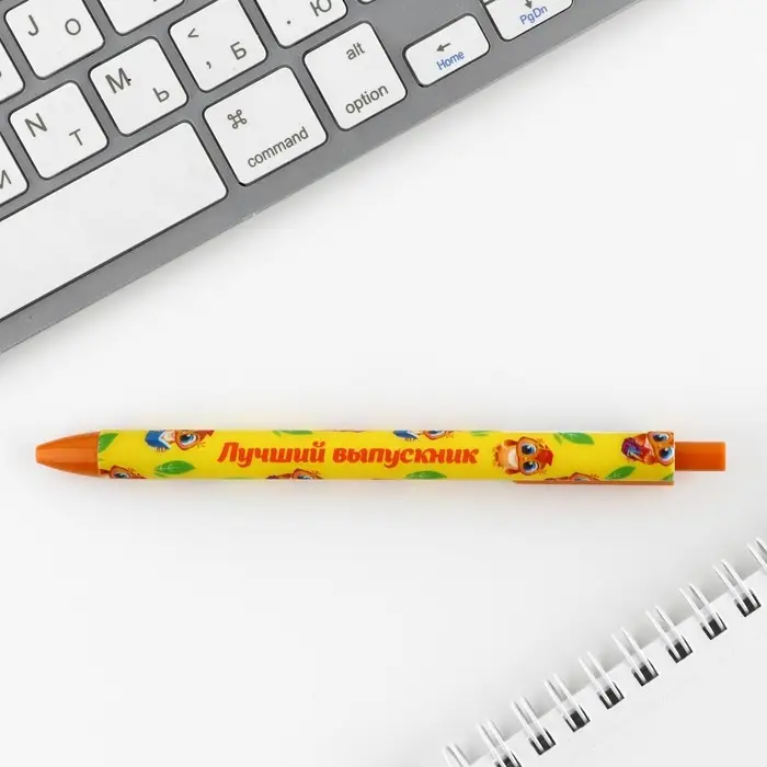 Ручка шариковая, синяя паста, матовый корпус, 0.7 мм, автоматическая «Лучший выпускник» Ручка шариковая, синяя паста, матовый корпус, 0.7 мм, автоматическая «Лучший выпускник»