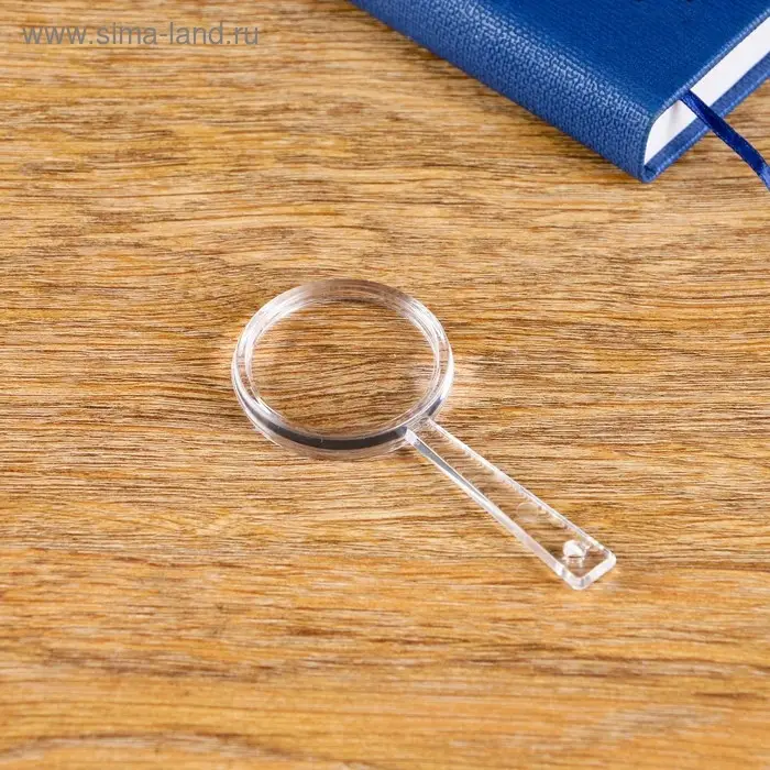 Лупа с прозрачным корпусом 3х, d=4см Лупа с прозрачным корпусом 3х, d=4см