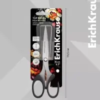 Ножницы ErichKrause Top Model, 16 см, чёрный