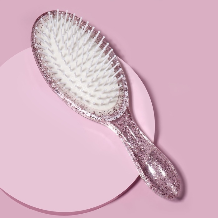 Расчёска массажная, 6,5 × 21,5 см, цвет МИКС Расчёска массажная, 6,5 × 21,5 см, цвет МИКС