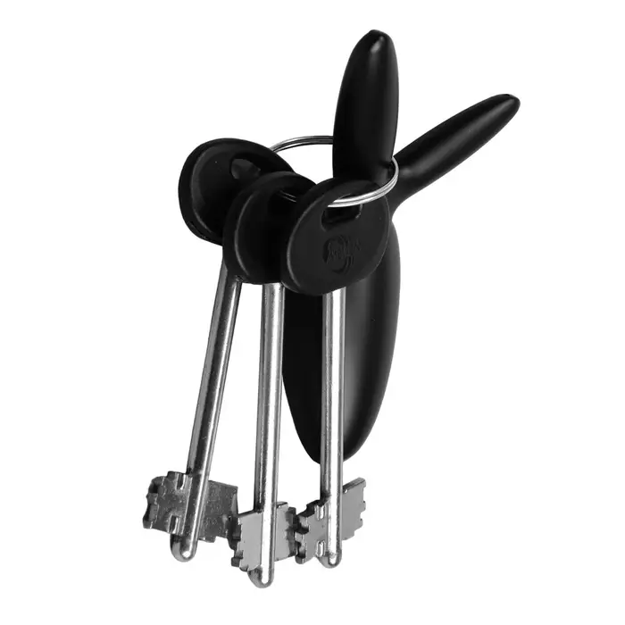 Крючок мебельный CAPPIO RABBIT, двухрожковый, цвет черный