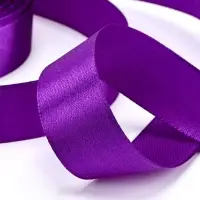 Лента атласная, 25 мм, 23&plusmn;1 м, фиолетовая №34