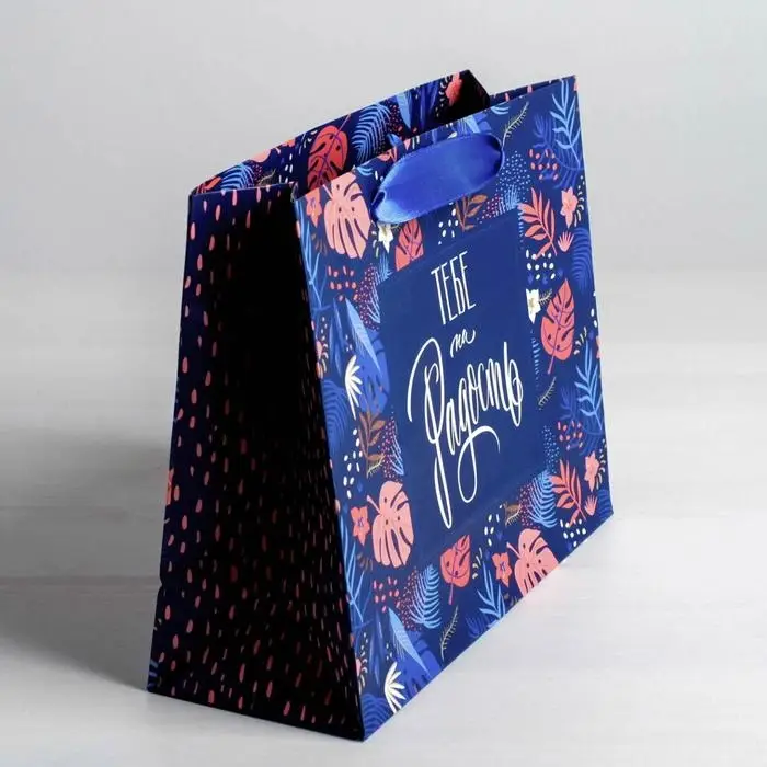 Пакет подарочный ламинированный, упаковка, «Тебе на радость» 22 х 17.5 х 8 см