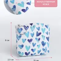 Кошелёк детский &laquo;Сердечки&raquo;, монетница, на молнии, МИКС