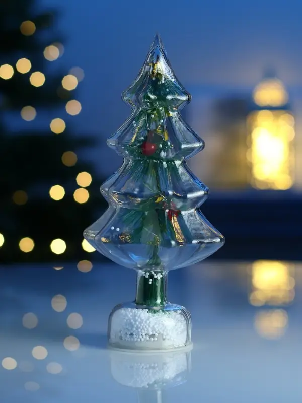 Фигура светодиодная  Фигура светодиодная "Елочка", 1 LED, 25 см, от бат. AAAх3, RGB