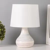 Лампа настольная RISALUX &laquo;Аннабель&raquo;, 15 Вт, Е14, 23&times;23&times;33 см