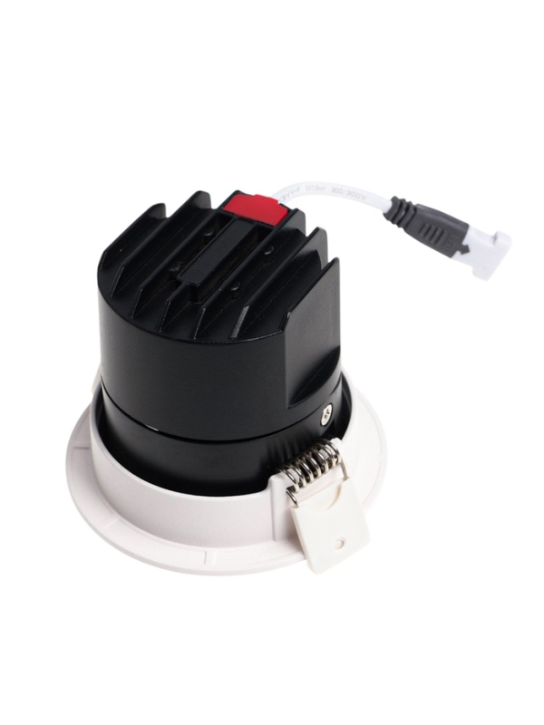 Светильник светодиодный встраиваемый, поворотный, 6Вт, 6500К, с драйвером, D75, черно-белый   107130 Светильник светодиодный встраиваемый, поворотный, 6Вт, 6500К, с драйвером, D75, черно-белый   107130