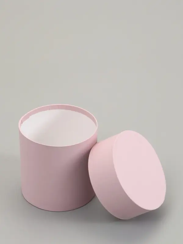 Набор круглых коробок 5 в 1 &laquo;Нюд&raquo;, 20&times;20&times;20 - 11&times;11&times;11 см