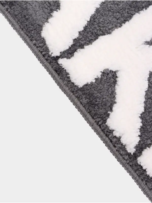 Коврик Доляна Get Naked, 50&times;80 см, микрофибра, темно-серый