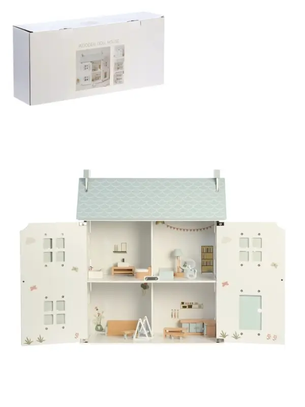 Кукольный домик с мебелью