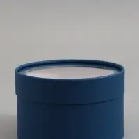 Подарочная коробка морской, завальцованная с окном, 16 х 11 см