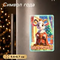 Магнит на холодильник новогодний &laquo;Богатства&raquo;, 9.6&times;6.7 см