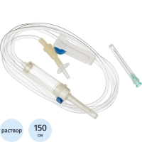 Система переливания инф.растворов (пластик. игла), KDM