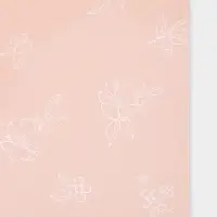 Коврик для сушки посуды Доляна Flowers, влаговпитывающий, 46&times;30.5 см, розовый