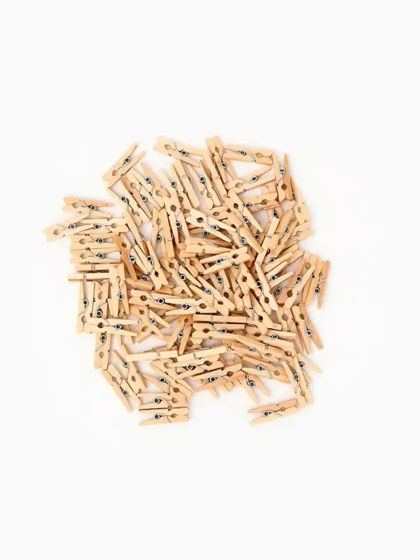 Набор прищепок "Классика" 100 штук размер 2,5х0,8 см