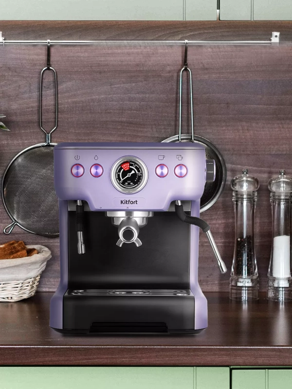 Кофеварка электрическая рожковая КТ-7171 - 1450 Вт