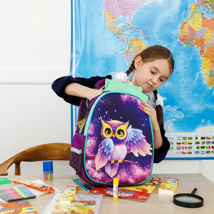 Набор первоклассника, 40 предметов, Calligrata &laquo;Единороги&raquo;, в папке