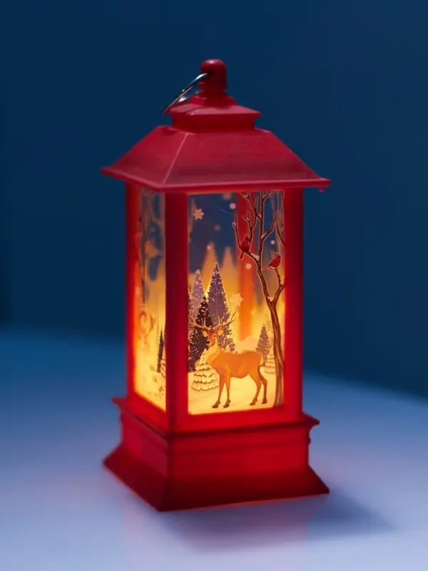 Набор светодиодных фигур, 3 шт, "Яркие фонари", 13х5.5х5.5 см, от бат.3хAG13, Т/БЕЛЫЙ