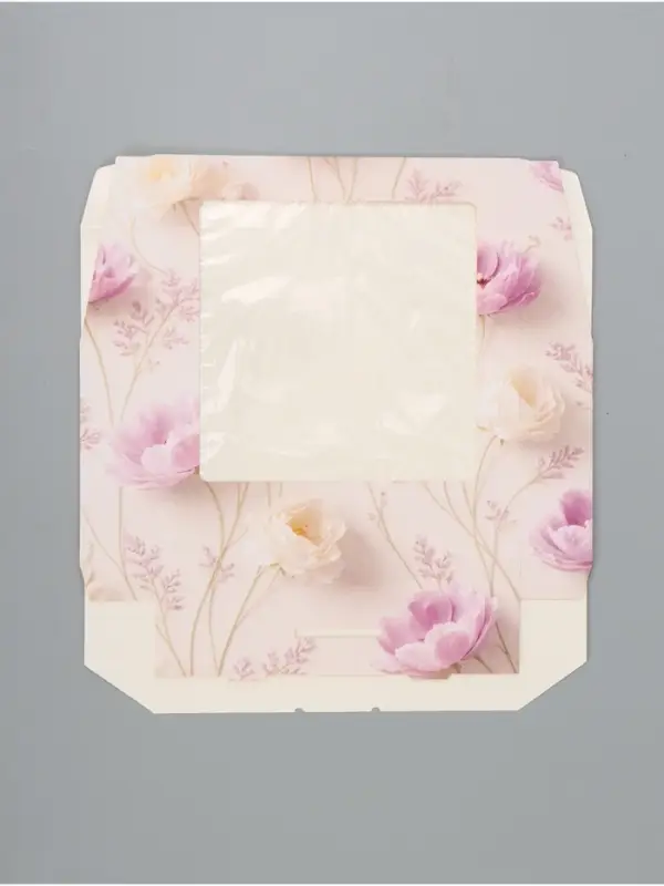 Коробка подарочная складная &laquo;С уважением и благодарностью&raquo;, 20&times;20&times;4 см, с окном