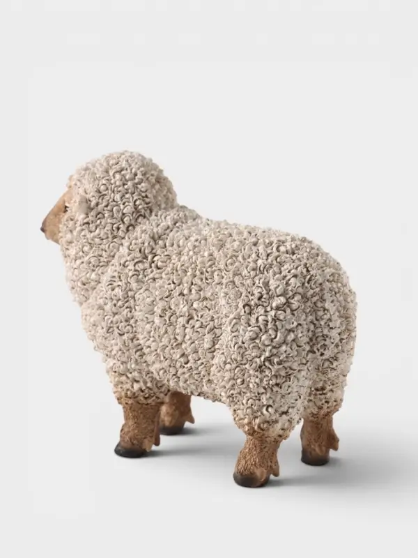 Фигурка декоративная &laquo;Кудрявая овечка Алтайская&raquo;, полистоун, 17&times;8&times;13.7 см