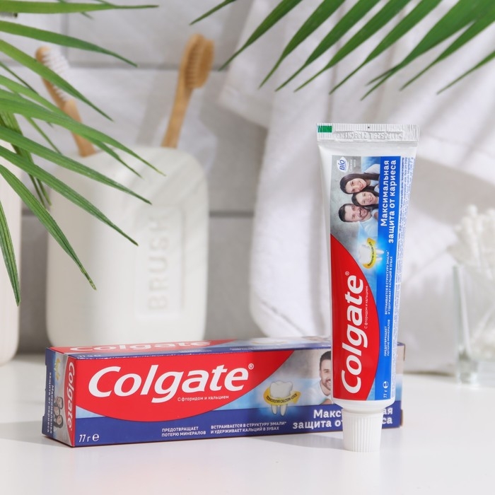 Зубная паста Colgate «Максимальная защита от кариеса», свежая мята, 50 мл Зубная паста Colgate «Максимальная защита от кариеса», свежая мята, 50 мл